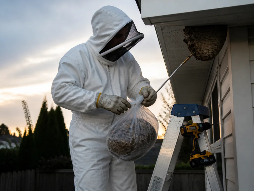Hornet Nest Removal